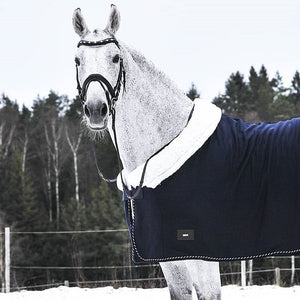 iE Luxe Fleece Deken - Navy