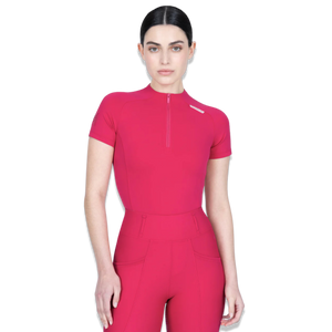 Maximilian Origin Short Sleeve Base Layer (Cranberry)