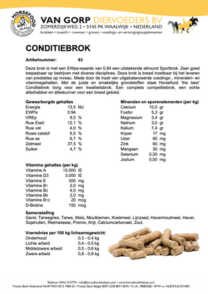 Horsefood Conditiebrok