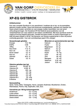 Horsefood XP-EQ Gistbrok
