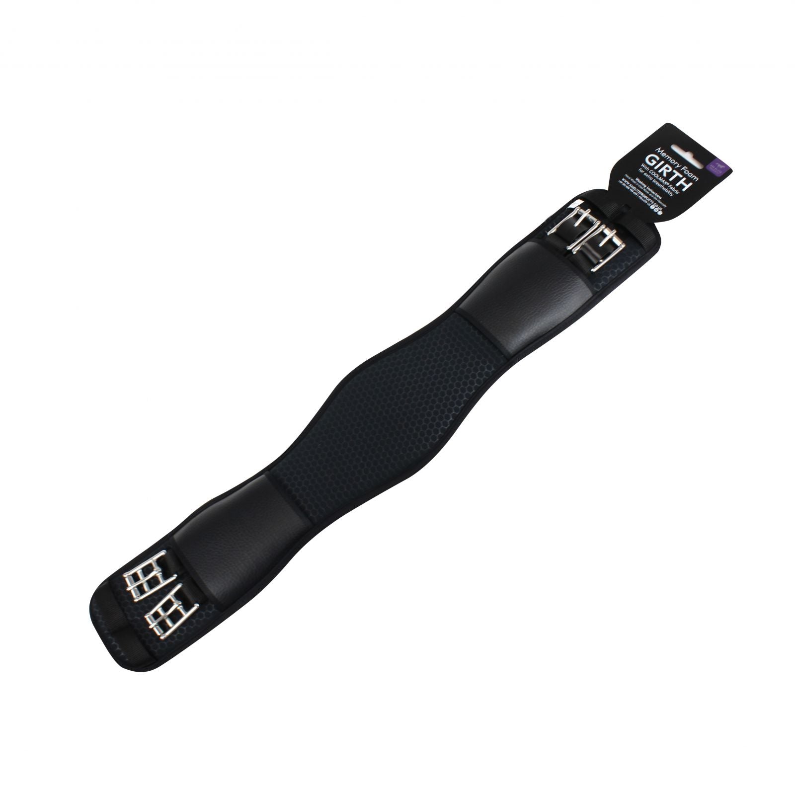 KM Elite Memory Foam Dressuursingel (Zwart)