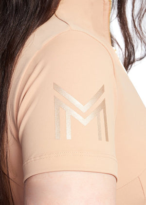 Maximilian Short Sleeve Base Layer - Nude - Horse Musthaves