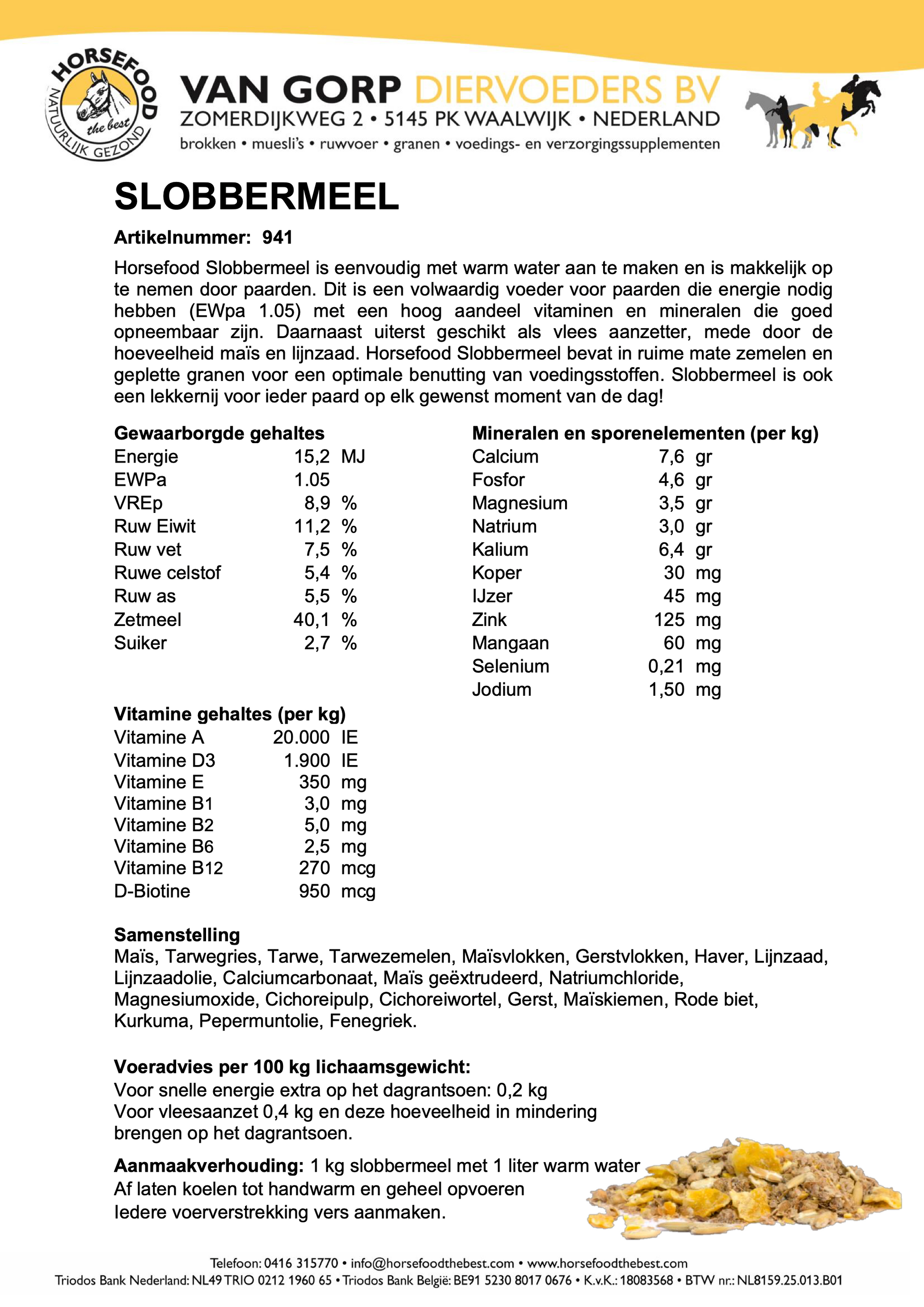 Horsefood Slobbermeel