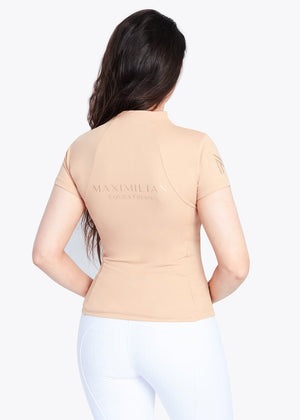 Maximilian Short Sleeve Base Layer - Nude - Horse Musthaves