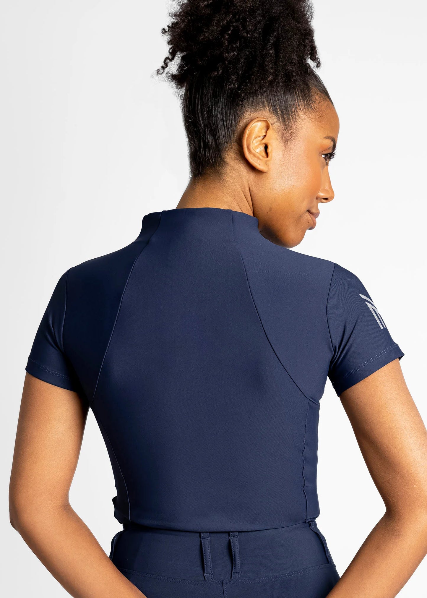 Maximilian Short Sleeve Base Layer - Navy - Horse Musthaves