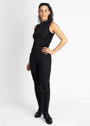 Maximilian Sleeveless Base Layer - Black