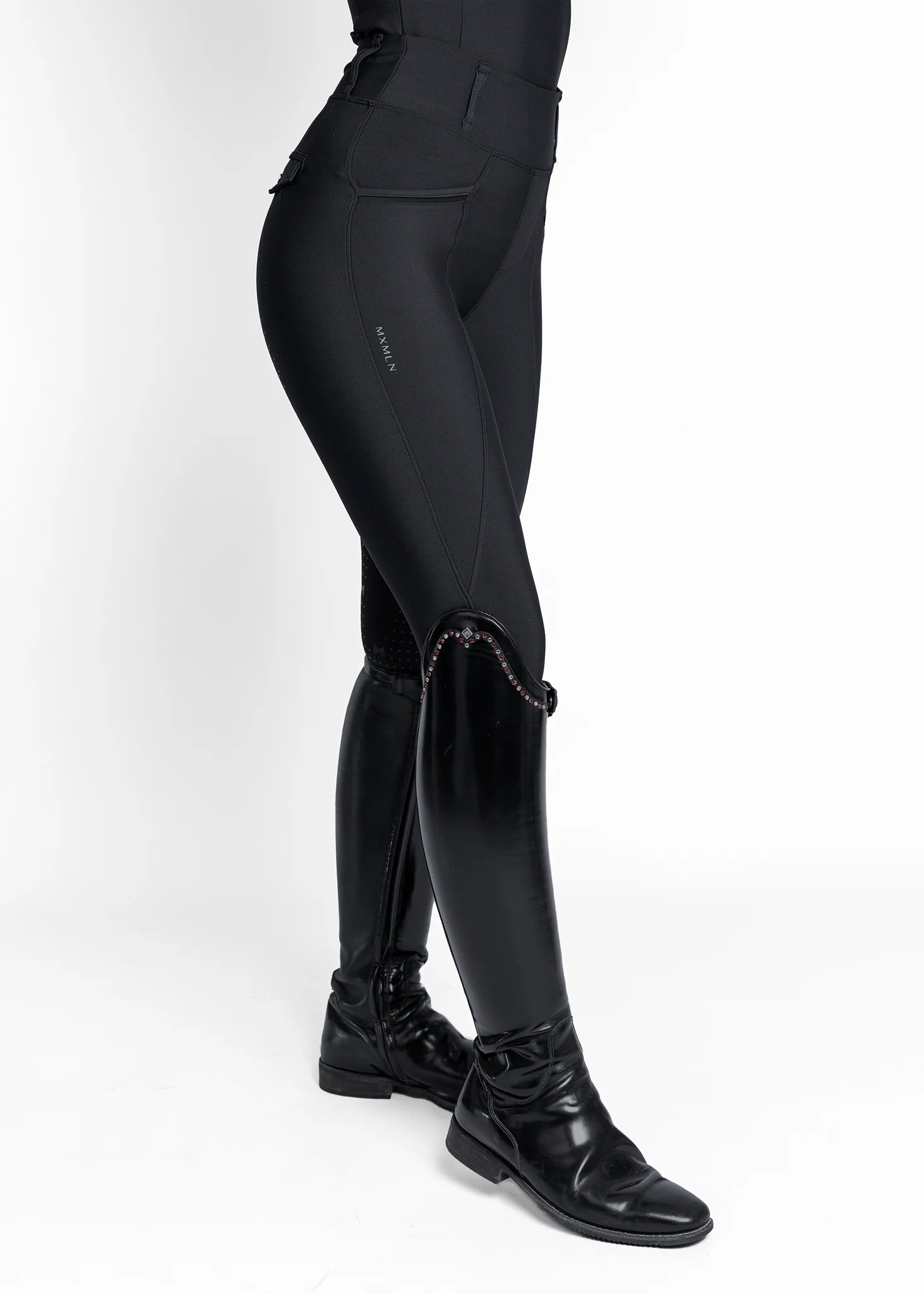 Maximilian Pro Rijleggings (Zwart)