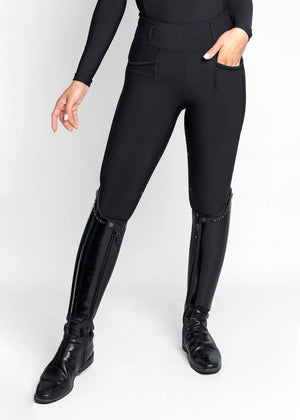 Maximilian Pro Rijleggings (Zwart)