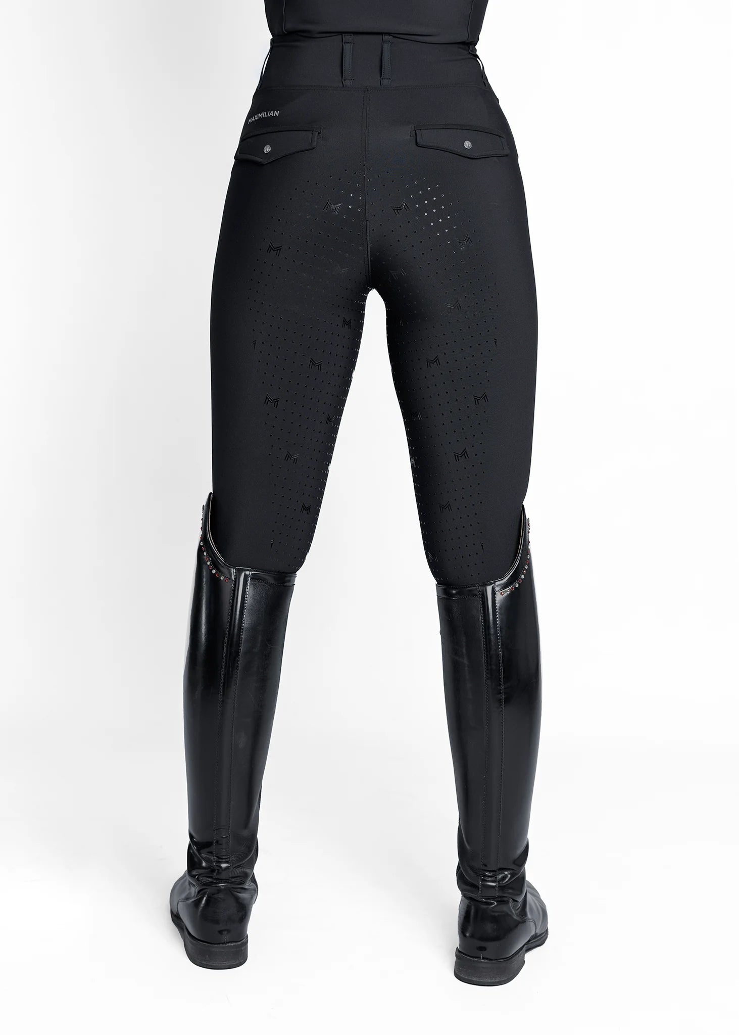 Maximilian Pro Rijleggings (Zwart)