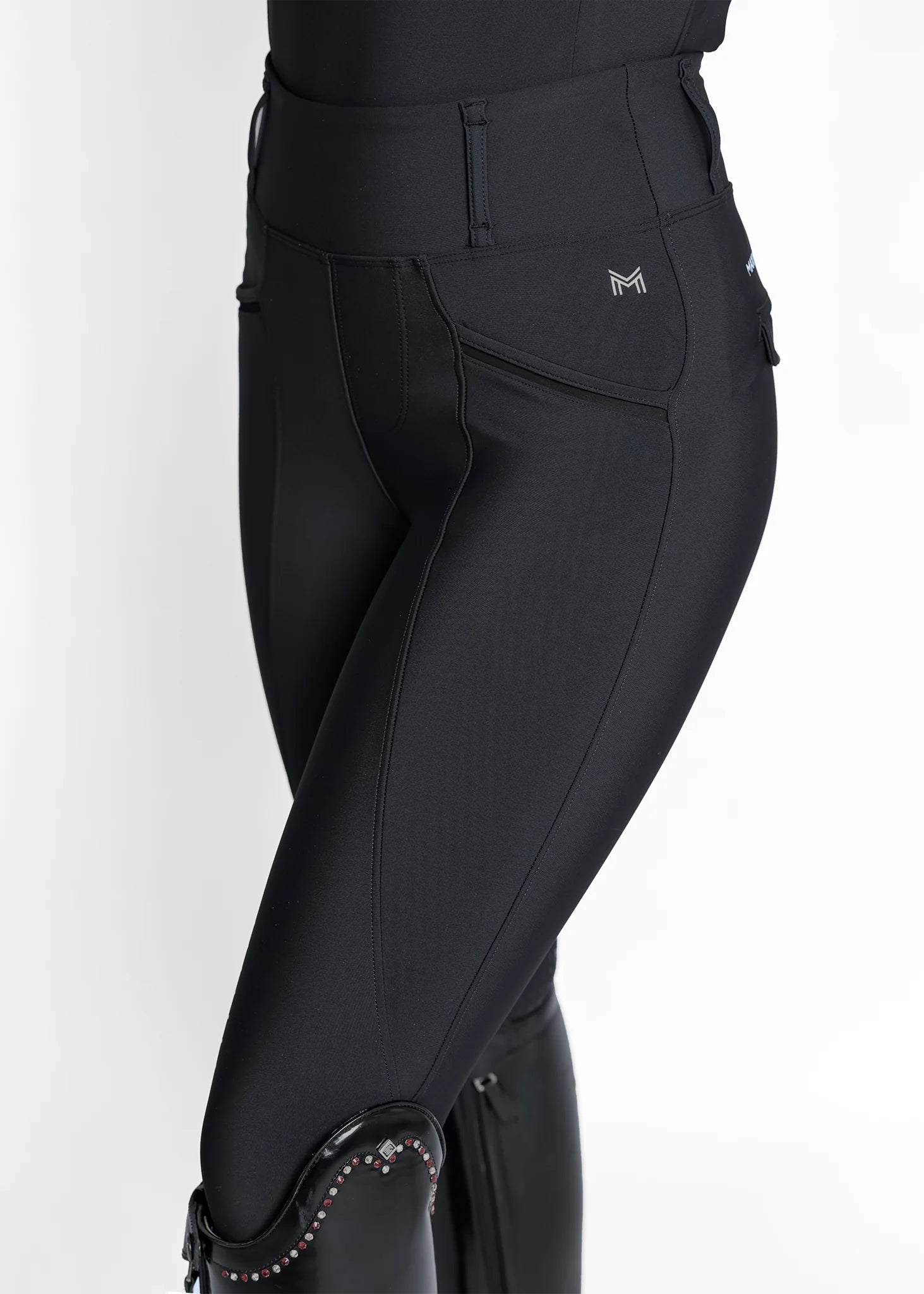Maximilian Pro Rijleggings (Zwart)