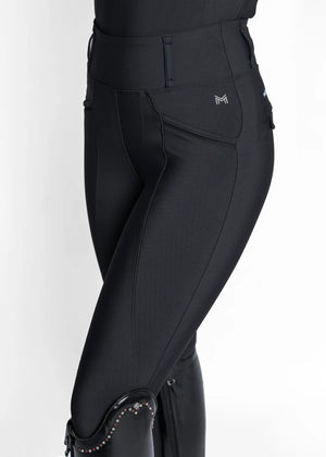 Maximilian Pro Rijleggings (Zwart)