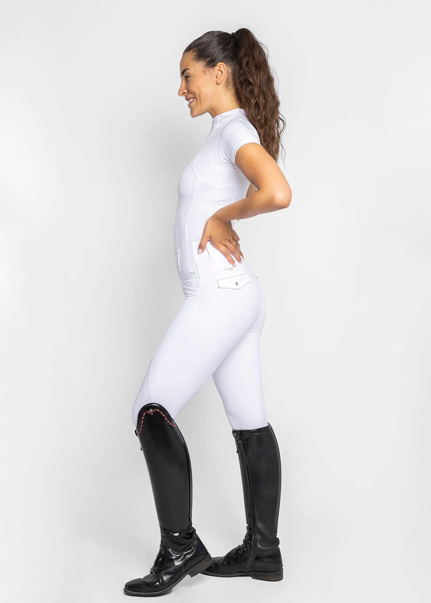 Maximilian Pro Rijleggings (White)