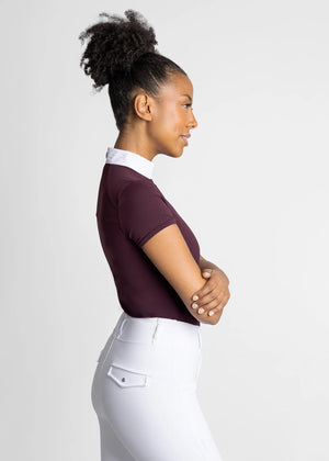 Maximilian Wedstrijdshirt Air korte mouwen - Mulberry