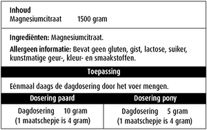 Pharmox Paard & Pony Magnesiumcitraat