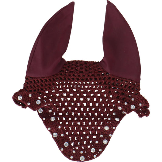 HB Oornetje met Swarovski - Burgundy