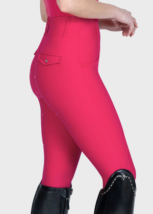 Maximilian Pro Rijleggings (Cranberry)