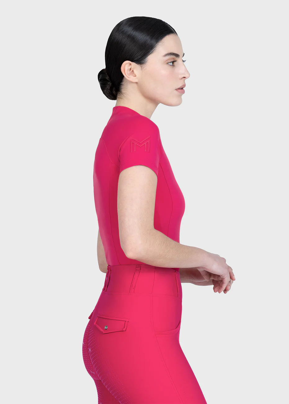 Maximilian Origin Short Sleeve Base Layer (Cranberry)