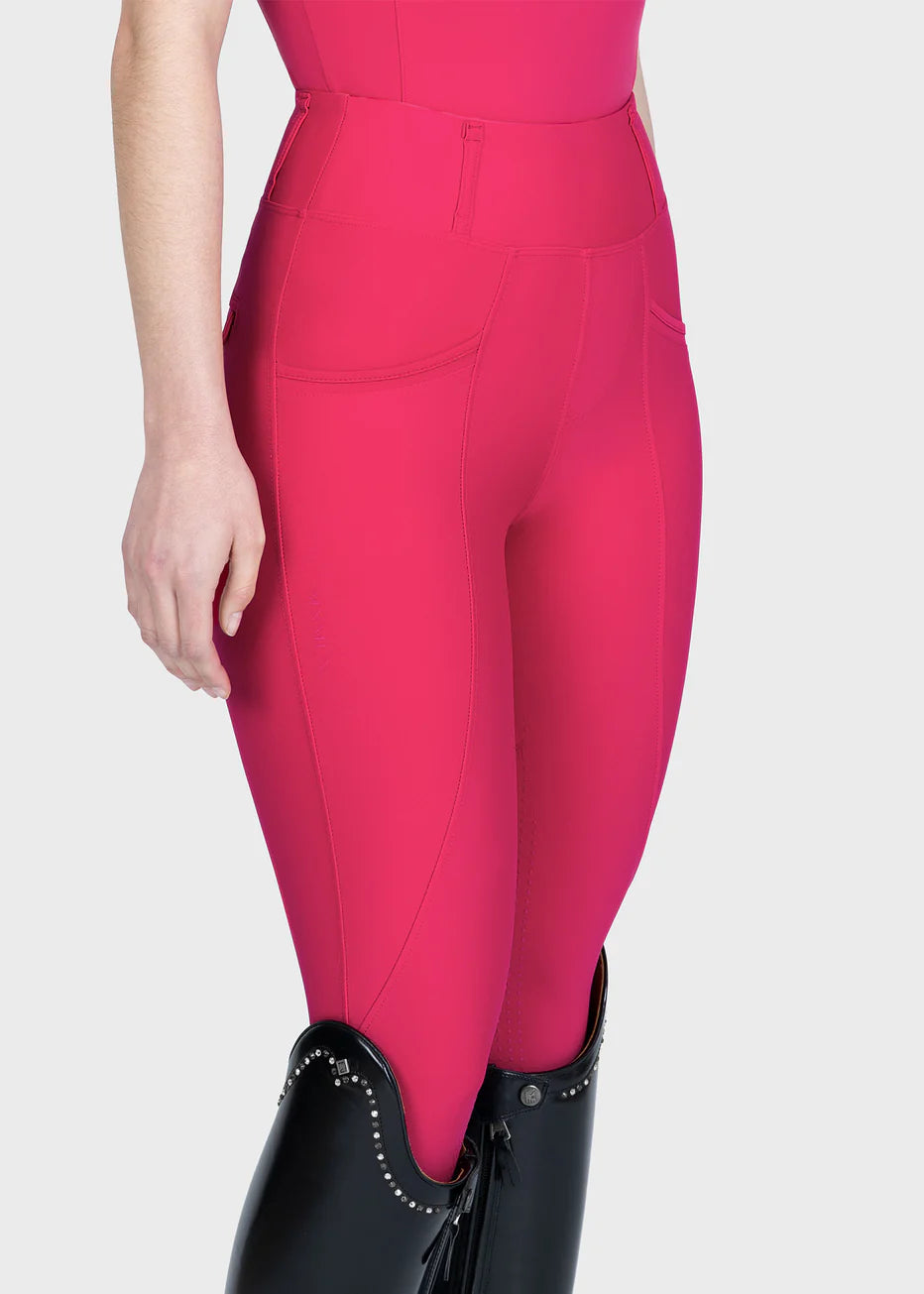 Maximilian Pro Rijleggings (Cranberry)