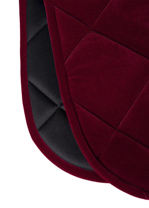 Maximilian Velvet Dressuur Zadeldek (Ruby)