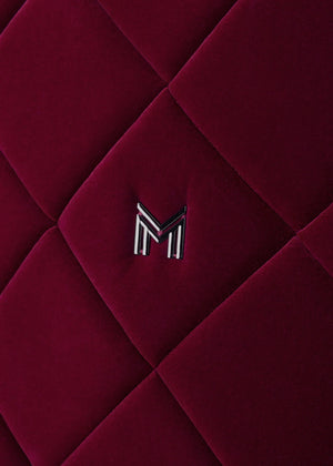 Maximilian Velvet Dressuur Zadeldek (Ruby)
