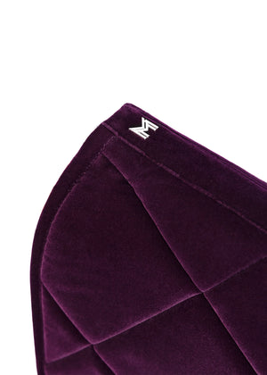 Maximilian Velvet Dressuur Zadeldek (Amethyst)