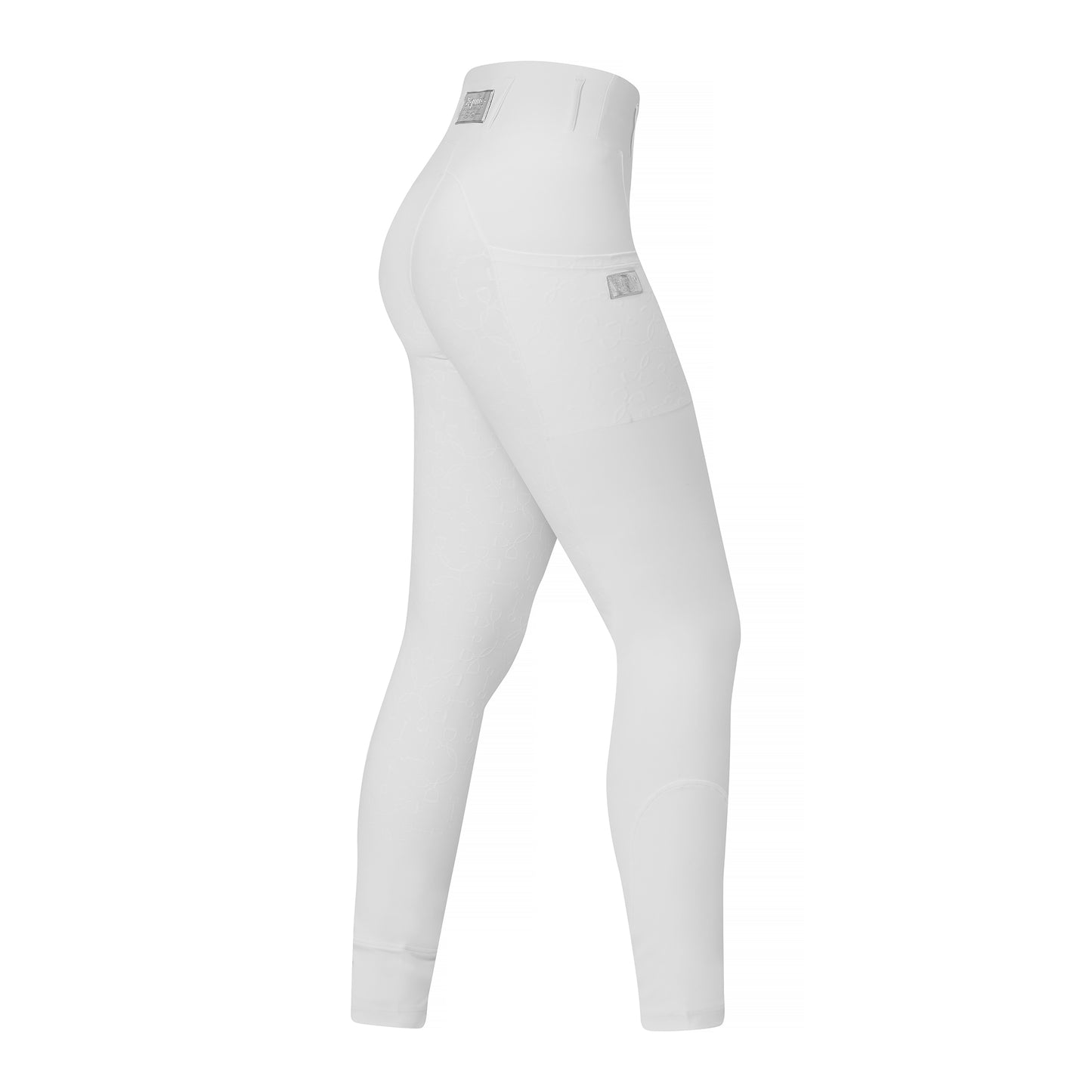 Equito Leggings - White Silver