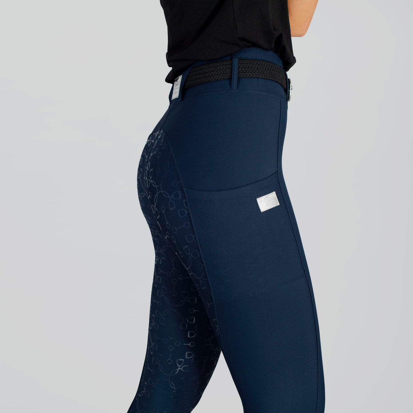 Equito Leggings - Navy Silver