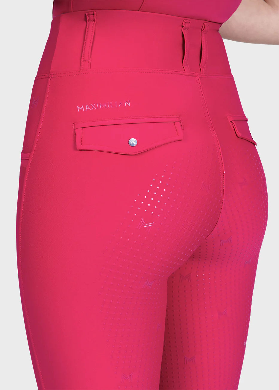 Maximilian Pro Rijleggings (Cranberry)