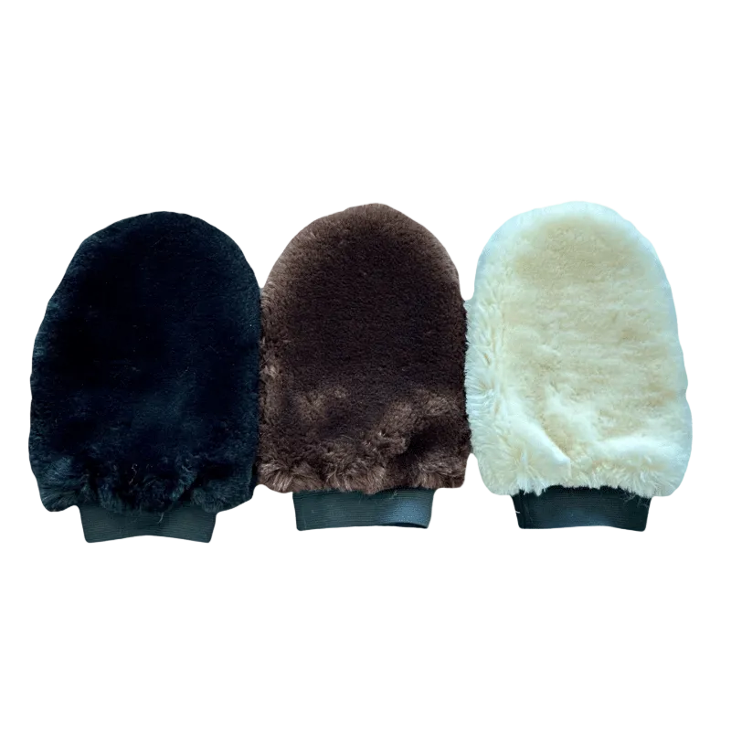 KM Elite Teddy Soft Grooming Handschoen
