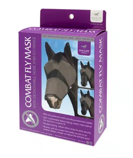 KM 3-in-1 Combat Vliegenmasker