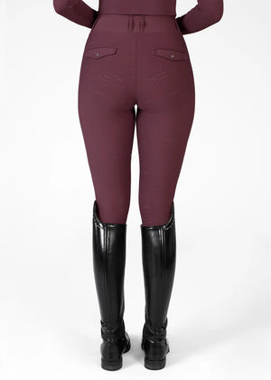 Maximilian Pro Rijleggings (Rosewood)