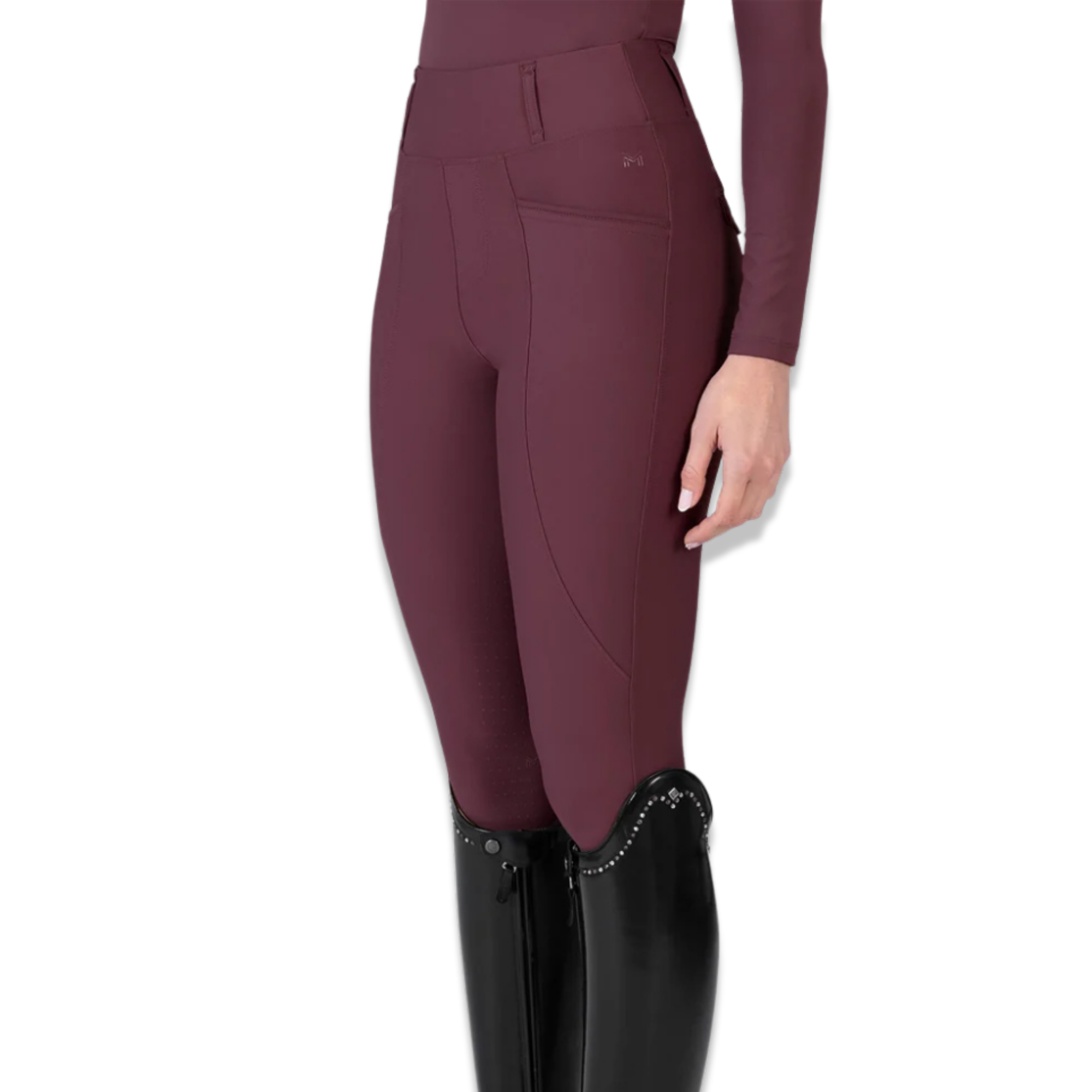 Maximilian Pro Rijleggings (Rosewood)