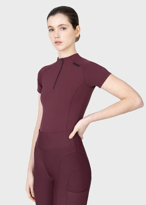 Maximilian Origin Short Sleeve Base Layer (Rosewood)