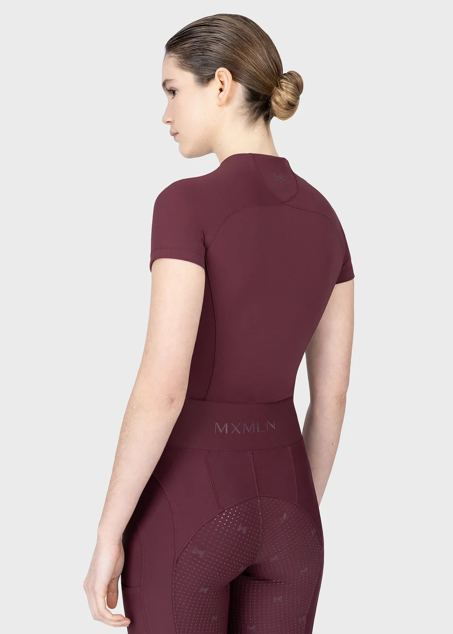 Maximilian Origin Short Sleeve Base Layer (Rosewood)