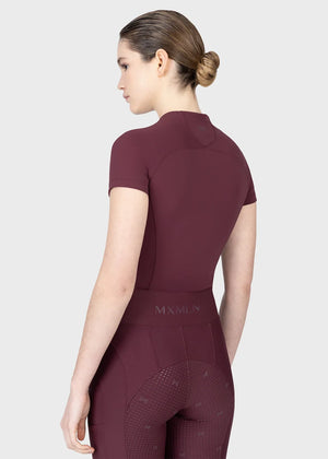 Maximilian Origin Short Sleeve Base Layer (Rosewood)