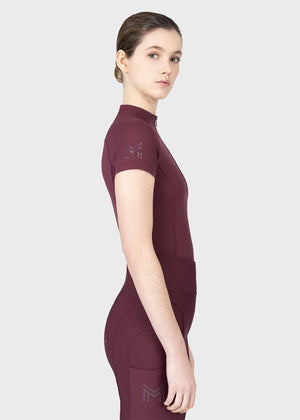 Maximilian Origin Short Sleeve Base Layer (Rosewood)