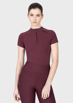 Maximilian Origin Short Sleeve Base Layer (Rosewood)