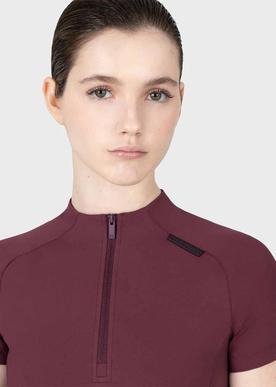 Maximilian Origin Short Sleeve Base Layer (Rosewood)