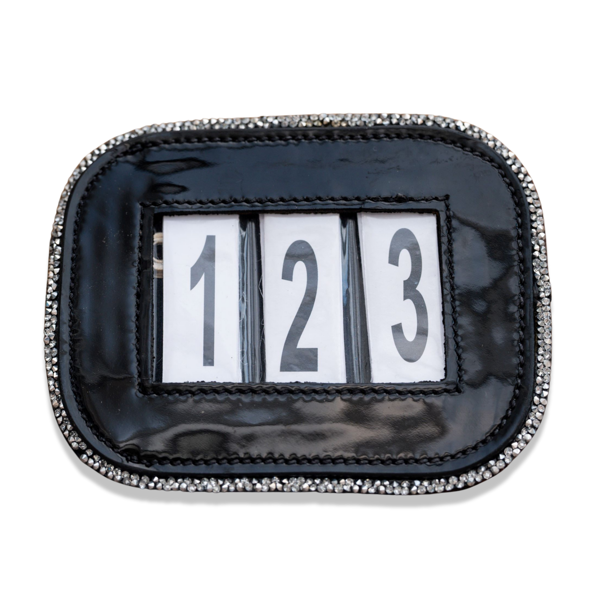 HB Wedstrijdnummer Lak Glitter (Zilver)