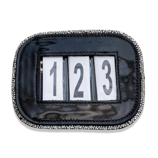HB Wedstrijdnummer Lak Glitter (Zilver)