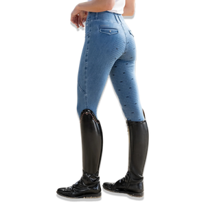 Maximilian Pro Rijleggings (Denim)