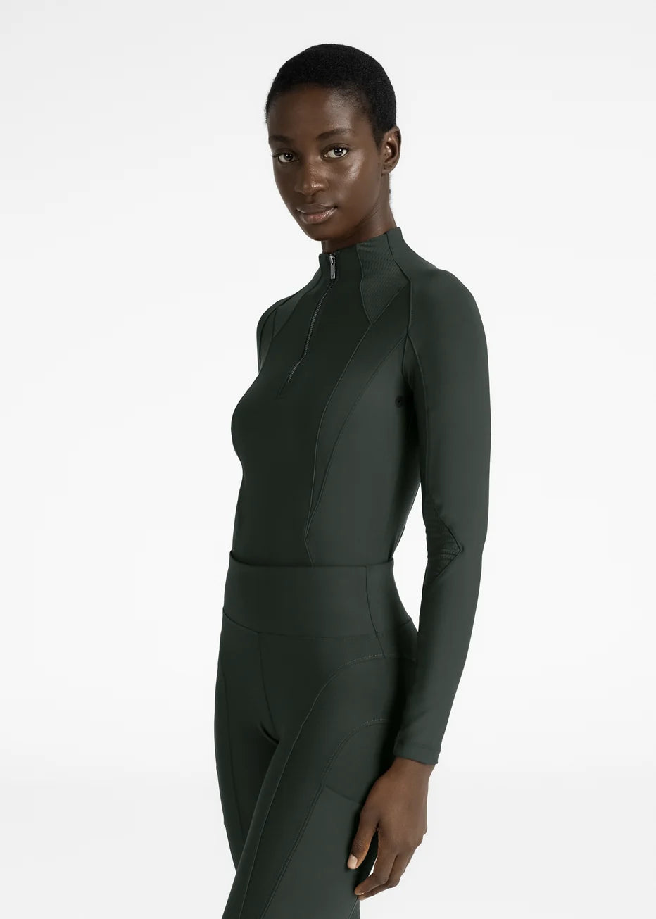 Maximilian Frame Long Sleeve Base Layer (Hunter Green)