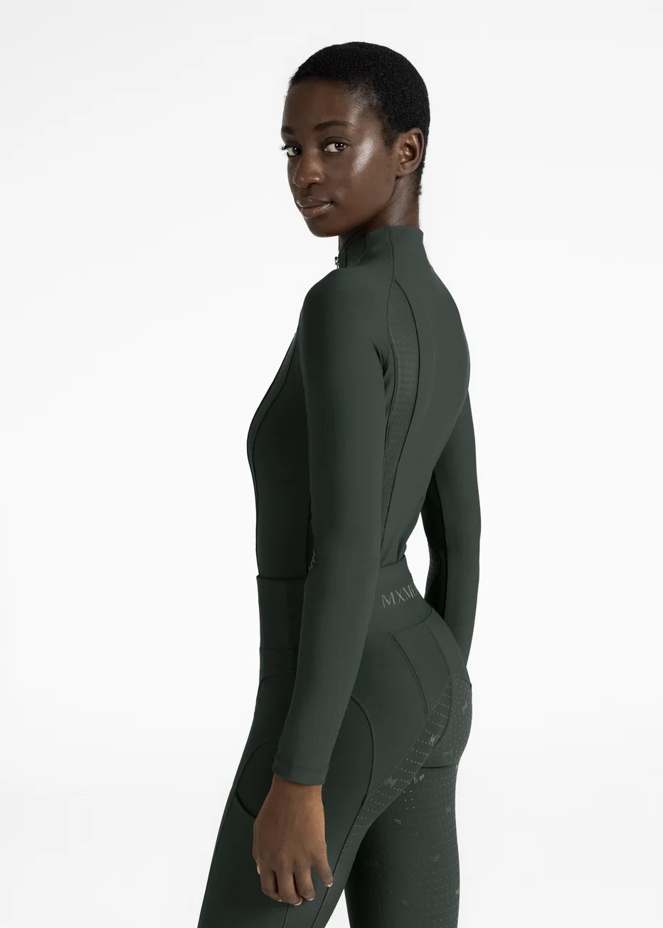 Maximilian Frame Long Sleeve Base Layer (Hunter Green)