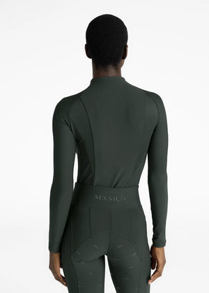 Maximilian Frame Long Sleeve Base Layer (Hunter Green)