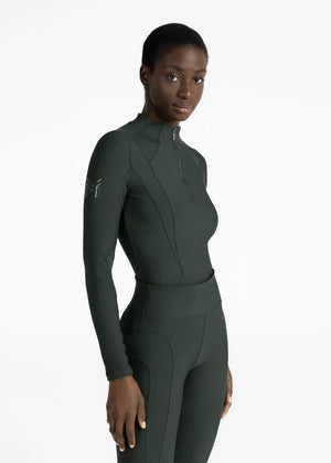 Maximilian Frame Long Sleeve Base Layer (Hunter Green)