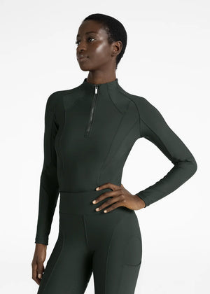Maximilian Frame Long Sleeve Base Layer (Hunter Green)