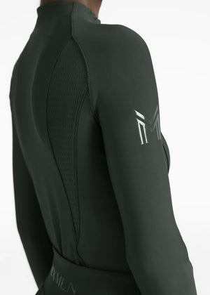 Maximilian Frame Long Sleeve Base Layer (Hunter Green)