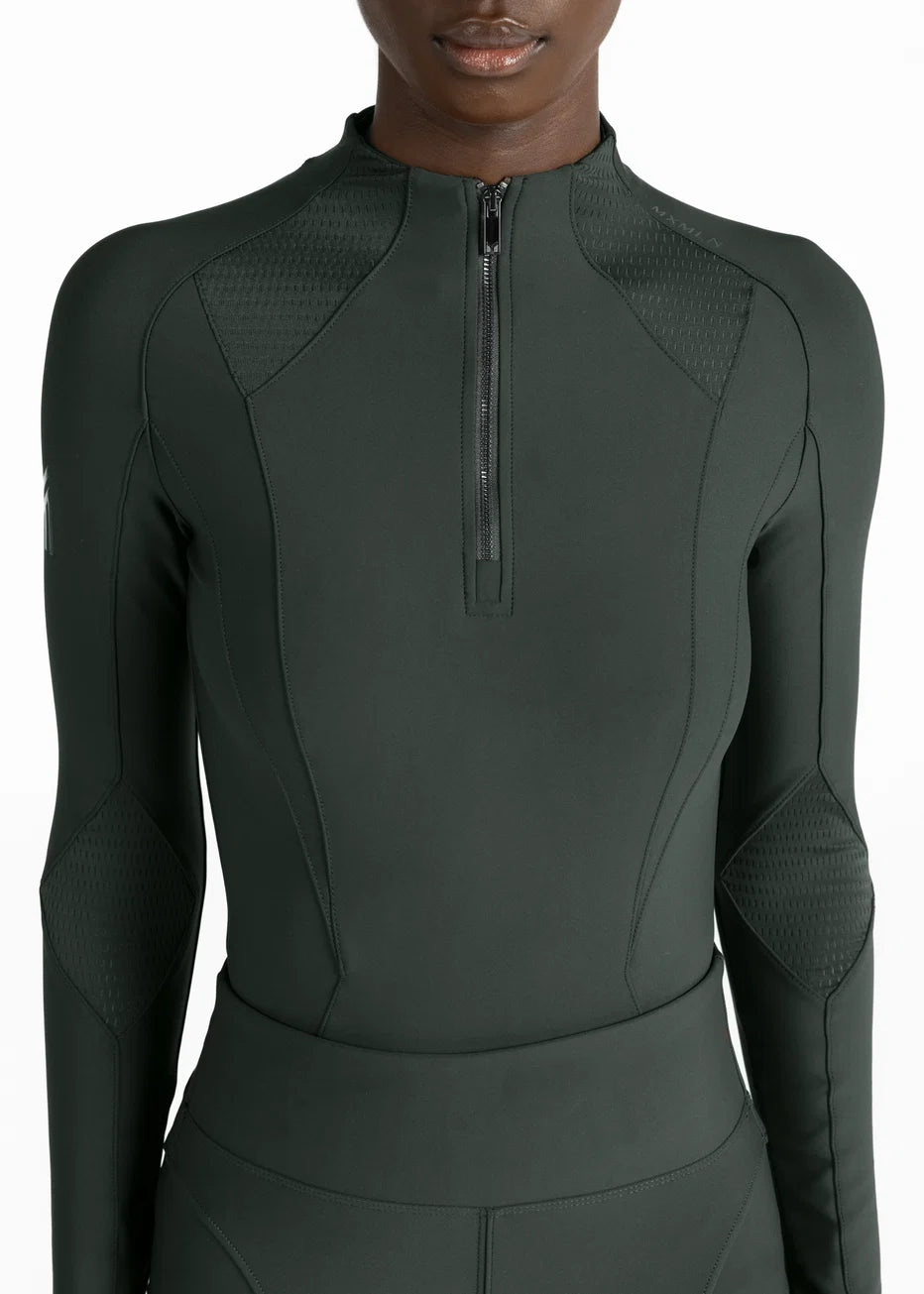Maximilian Frame Long Sleeve Base Layer (Hunter Green)