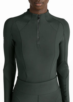 Maximilian Frame Long Sleeve Base Layer (Hunter Green)
