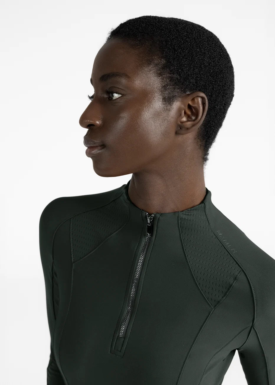 Maximilian Frame Long Sleeve Base Layer (Hunter Green)